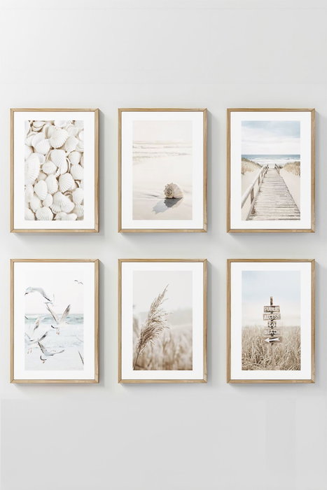 Wallity Artavessastko15 Set de 6 Pinturas Decorativas enmarcadas